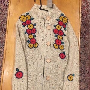 Anthropologie Rare never to be found sweater coat